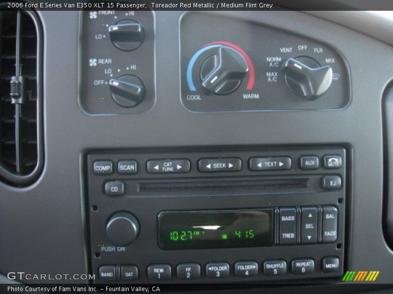 Toreador Red Metallic / Medium Flint Grey 2006 Ford E Series Van E350 XLT 15 Passenger