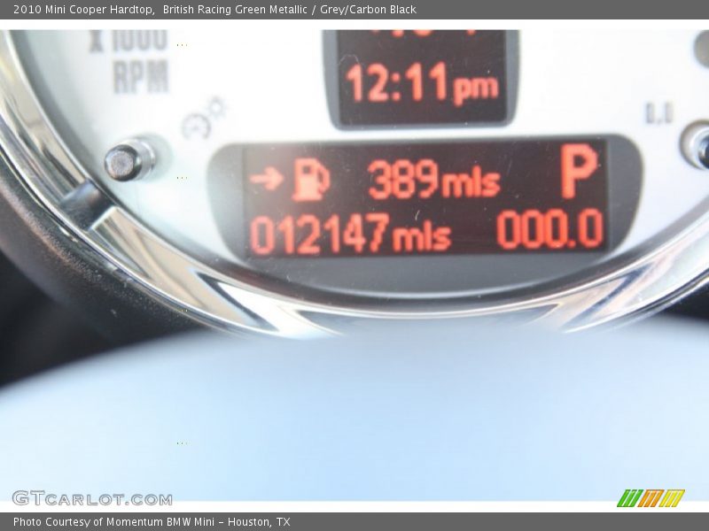 British Racing Green Metallic / Grey/Carbon Black 2010 Mini Cooper Hardtop