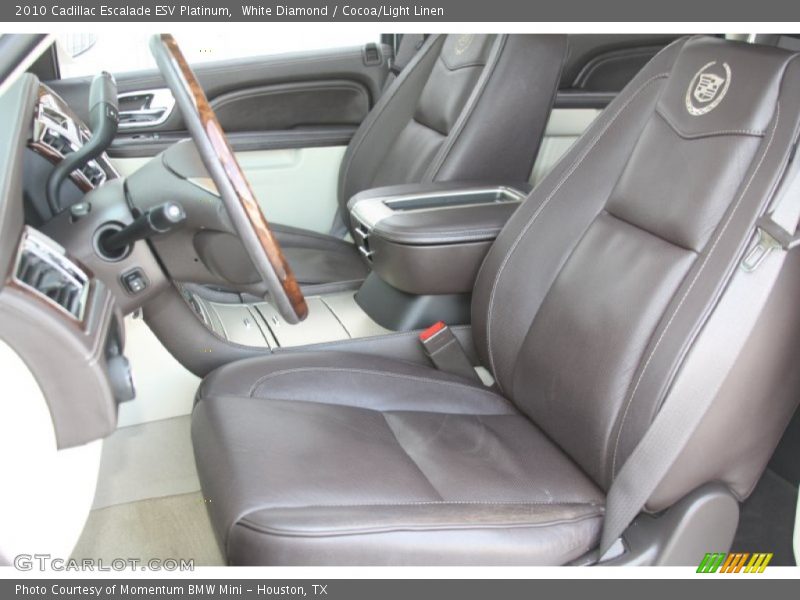  2010 Escalade ESV Platinum Cocoa/Light Linen Interior