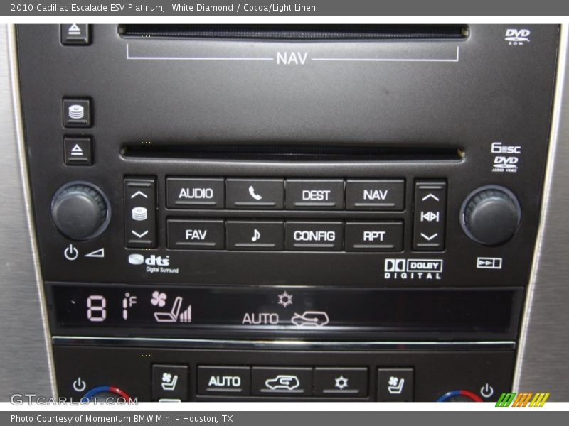 Controls of 2010 Escalade ESV Platinum