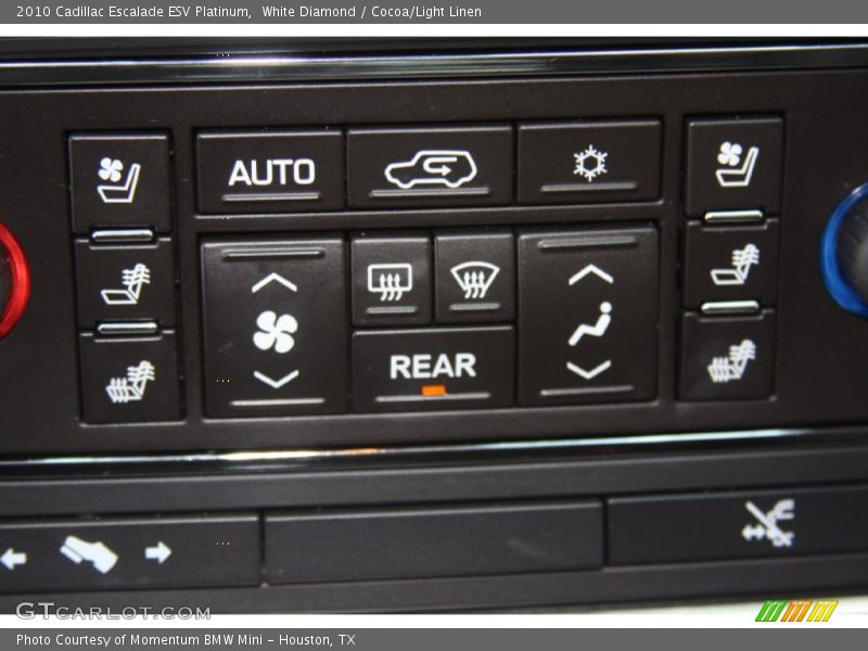 Controls of 2010 Escalade ESV Platinum