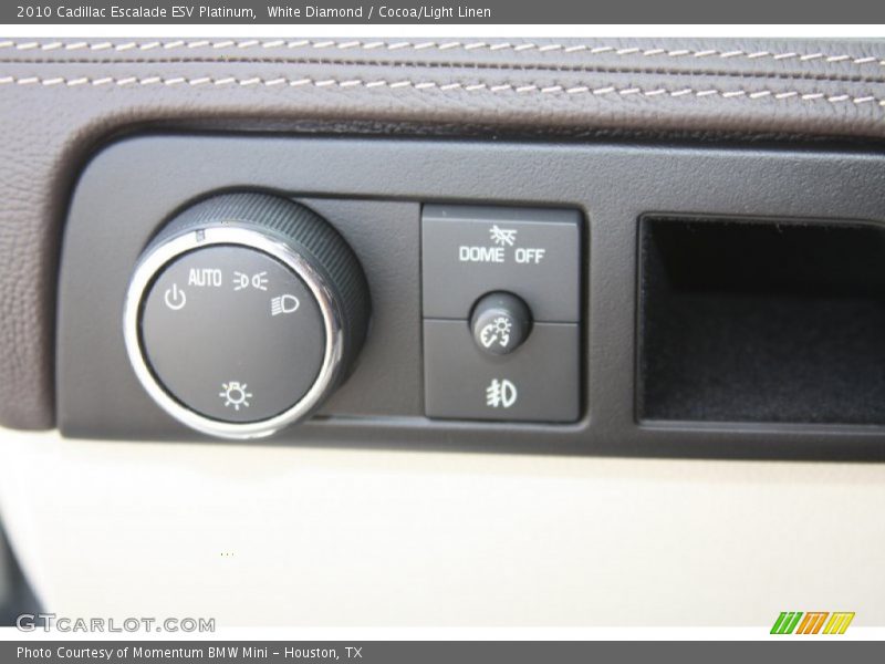 Controls of 2010 Escalade ESV Platinum