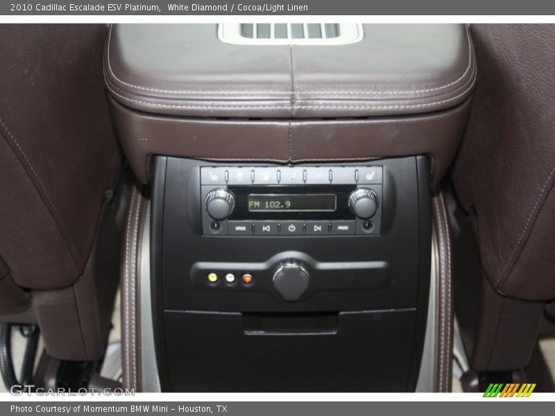 Controls of 2010 Escalade ESV Platinum