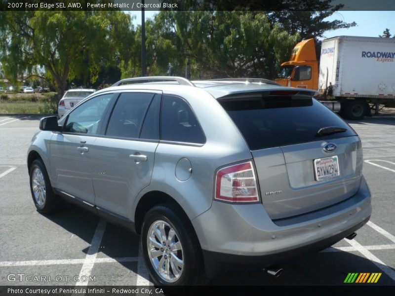 Pewter Metallic / Charcoal Black 2007 Ford Edge SEL AWD