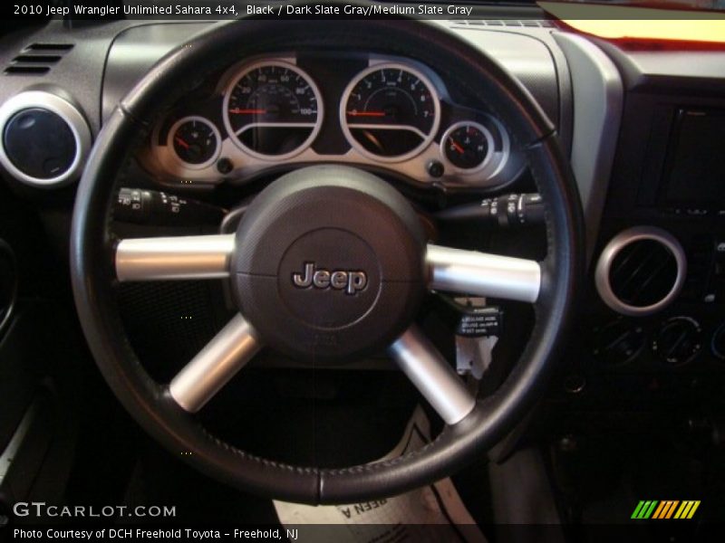 Black / Dark Slate Gray/Medium Slate Gray 2010 Jeep Wrangler Unlimited Sahara 4x4