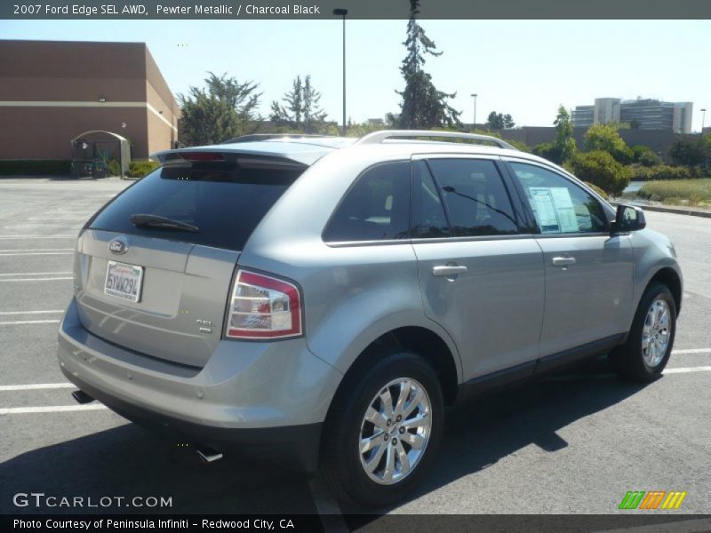 Pewter Metallic / Charcoal Black 2007 Ford Edge SEL AWD