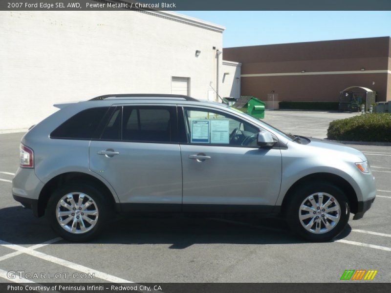 Pewter Metallic / Charcoal Black 2007 Ford Edge SEL AWD