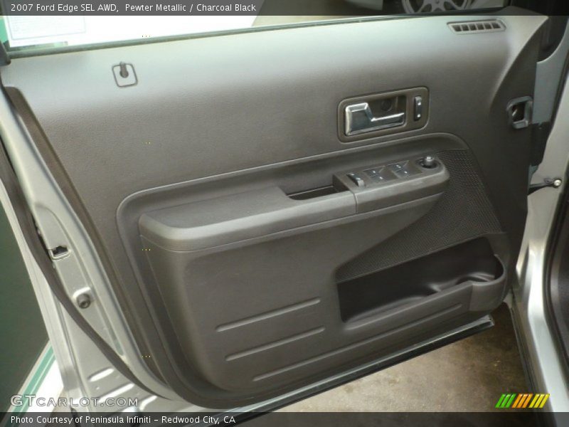 Pewter Metallic / Charcoal Black 2007 Ford Edge SEL AWD