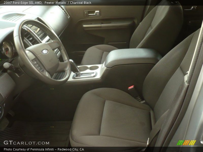 Pewter Metallic / Charcoal Black 2007 Ford Edge SEL AWD