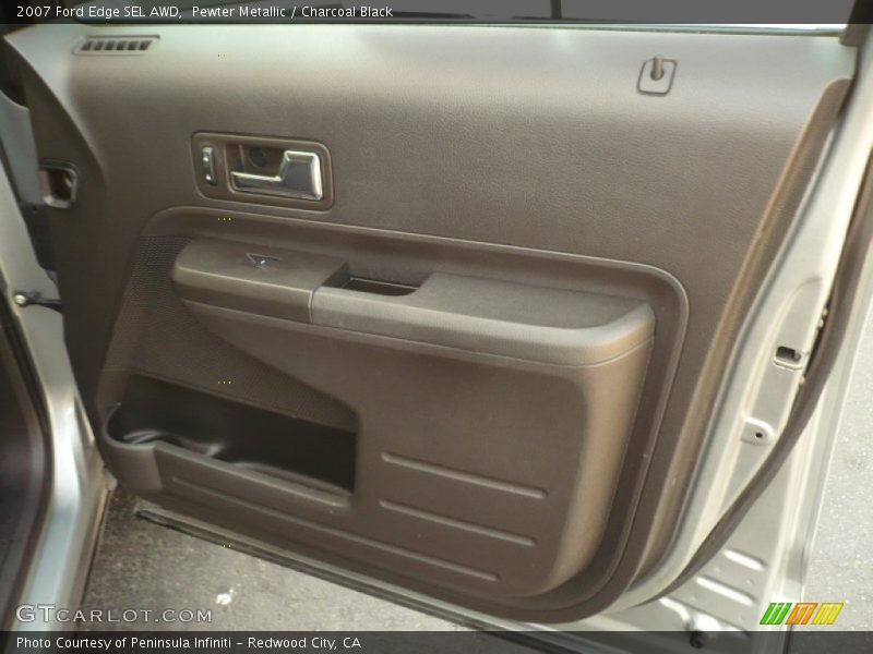 Pewter Metallic / Charcoal Black 2007 Ford Edge SEL AWD