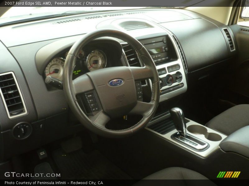 Pewter Metallic / Charcoal Black 2007 Ford Edge SEL AWD
