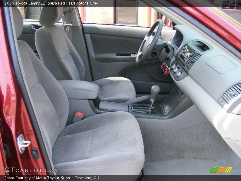 Salsa Red Pearl / Stone Gray 2006 Toyota Camry LE