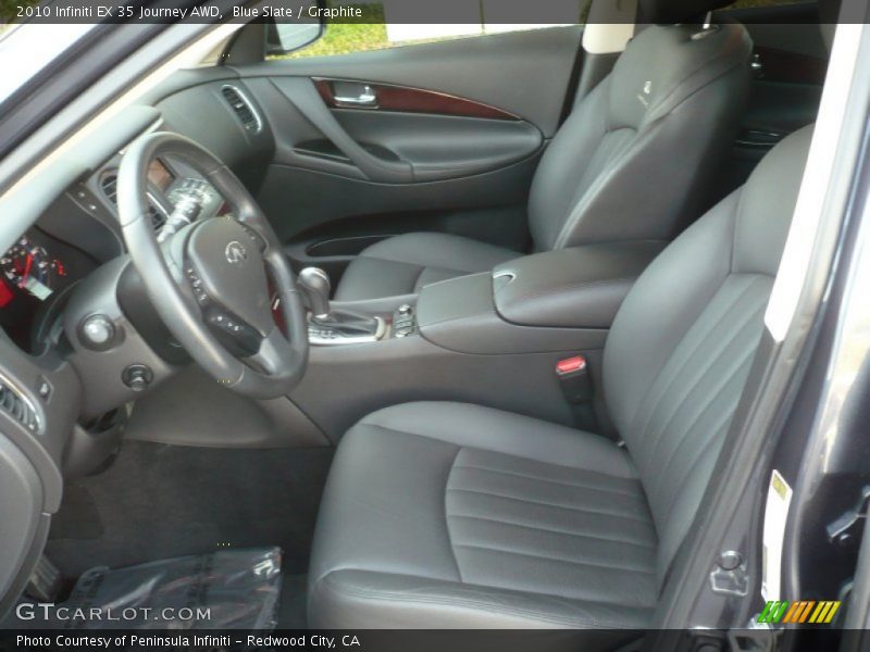 2010 EX 35 Journey AWD Graphite Interior