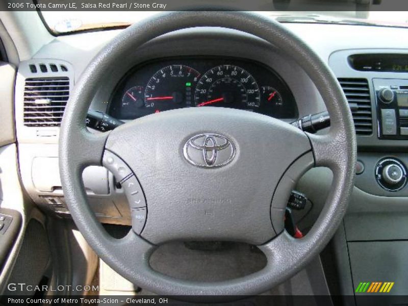 Salsa Red Pearl / Stone Gray 2006 Toyota Camry LE
