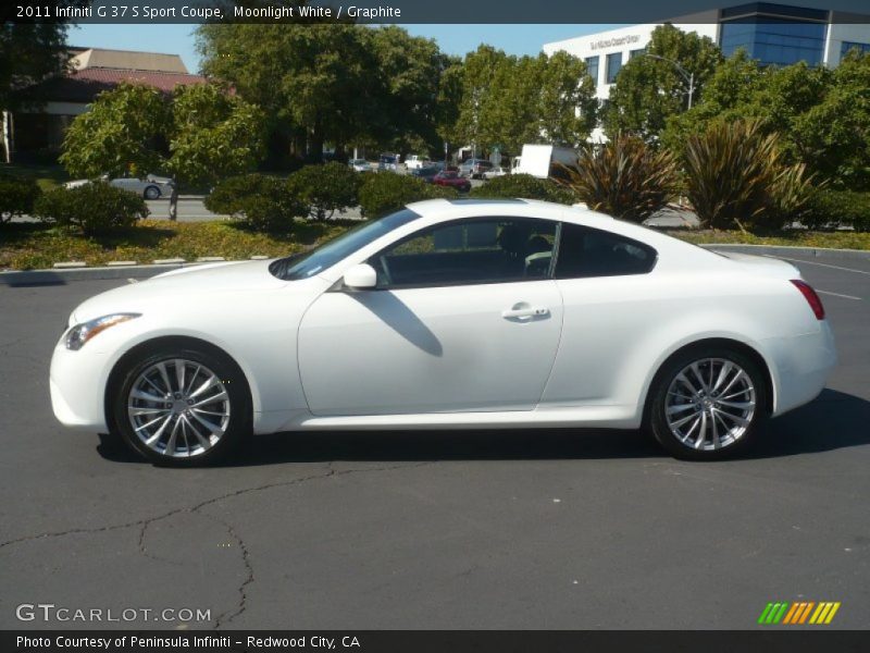 Moonlight White / Graphite 2011 Infiniti G 37 S Sport Coupe