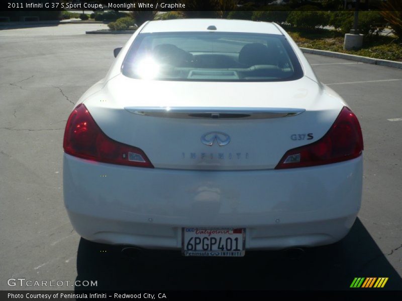 Moonlight White / Graphite 2011 Infiniti G 37 S Sport Coupe