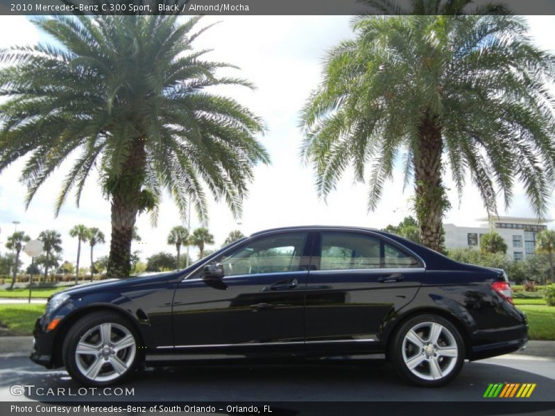 Black / Almond/Mocha 2010 Mercedes-Benz C 300 Sport