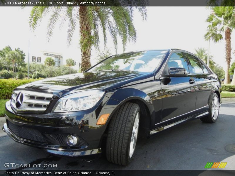 Black / Almond/Mocha 2010 Mercedes-Benz C 300 Sport