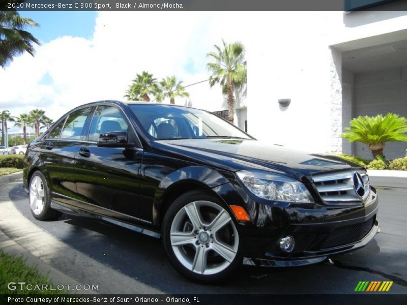 Black / Almond/Mocha 2010 Mercedes-Benz C 300 Sport