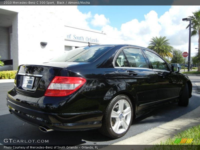 Black / Almond/Mocha 2010 Mercedes-Benz C 300 Sport