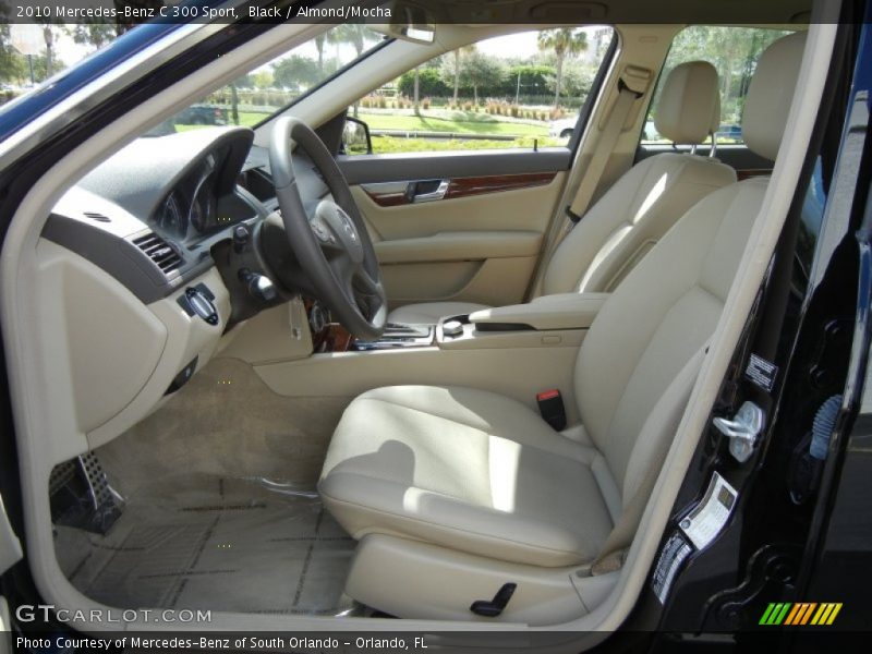 Black / Almond/Mocha 2010 Mercedes-Benz C 300 Sport