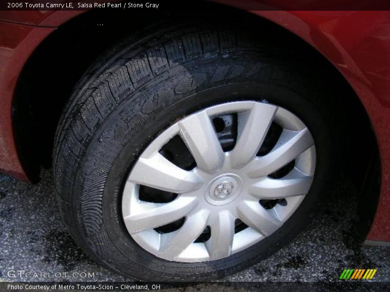 Salsa Red Pearl / Stone Gray 2006 Toyota Camry LE