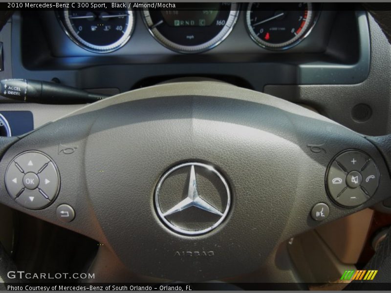 Black / Almond/Mocha 2010 Mercedes-Benz C 300 Sport