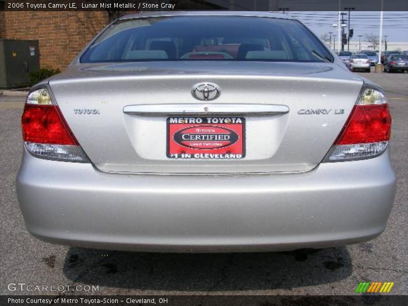 Lunar Mist Metallic / Stone Gray 2006 Toyota Camry LE