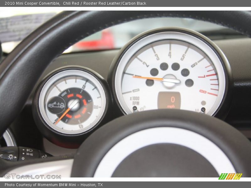 Chili Red / Rooster Red Leather/Carbon Black 2010 Mini Cooper Convertible
