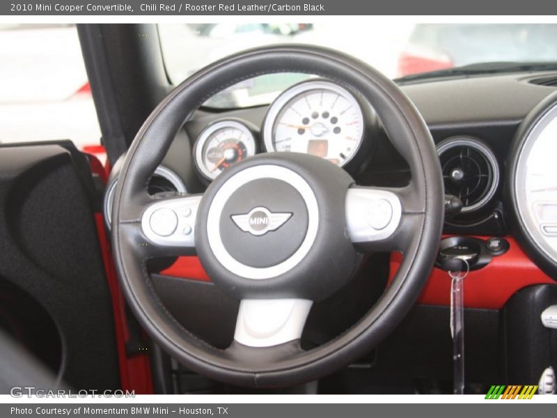 Chili Red / Rooster Red Leather/Carbon Black 2010 Mini Cooper Convertible