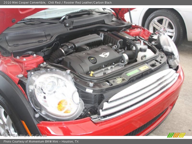 Chili Red / Rooster Red Leather/Carbon Black 2010 Mini Cooper Convertible