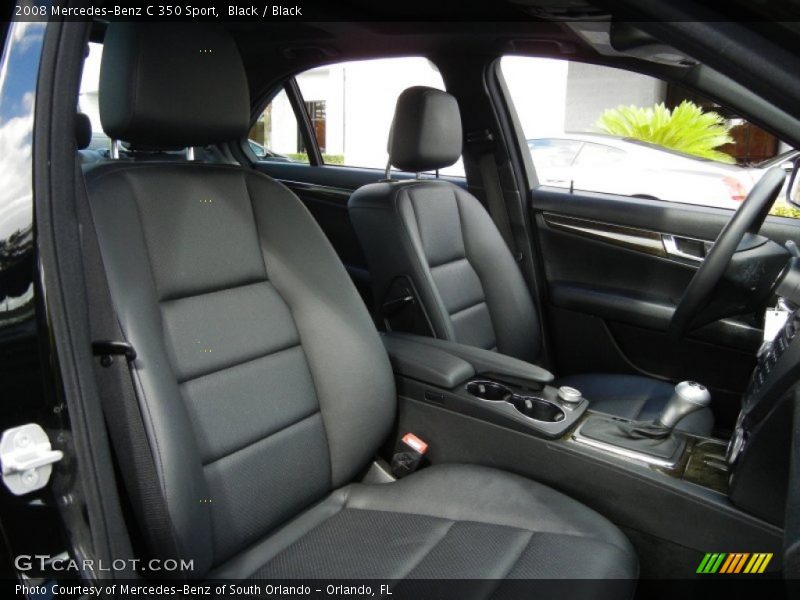 Black / Black 2008 Mercedes-Benz C 350 Sport