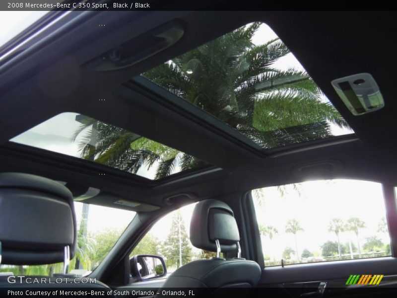 Black / Black 2008 Mercedes-Benz C 350 Sport