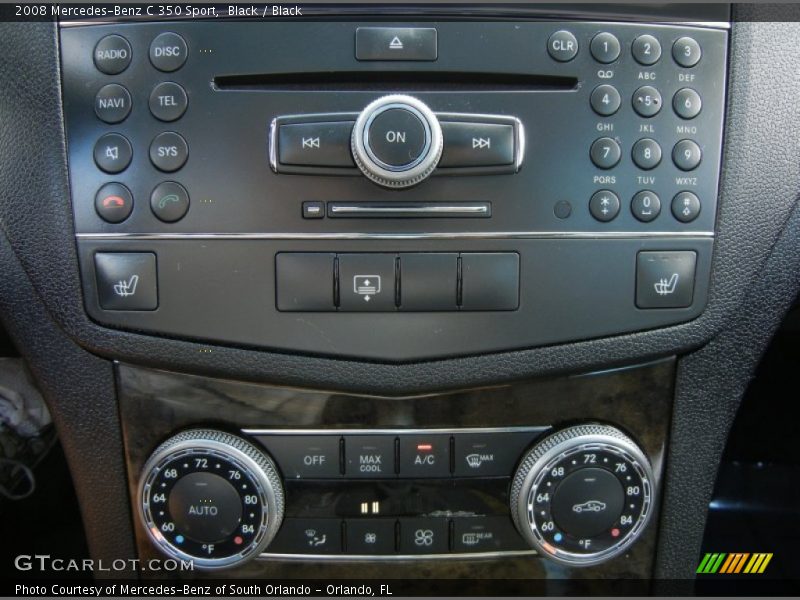 Black / Black 2008 Mercedes-Benz C 350 Sport