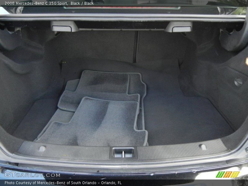 Black / Black 2008 Mercedes-Benz C 350 Sport