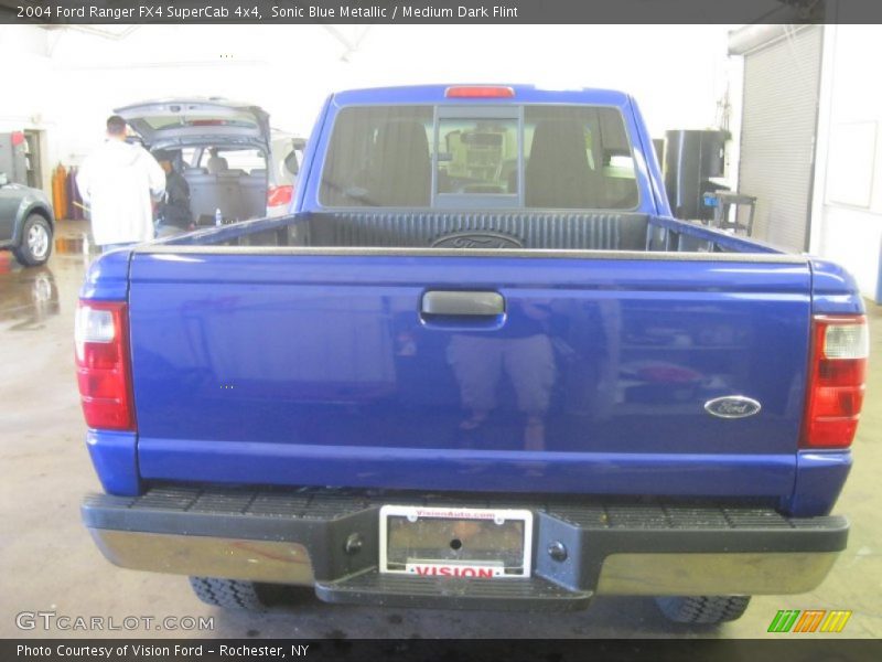 Sonic Blue Metallic / Medium Dark Flint 2004 Ford Ranger FX4 SuperCab 4x4