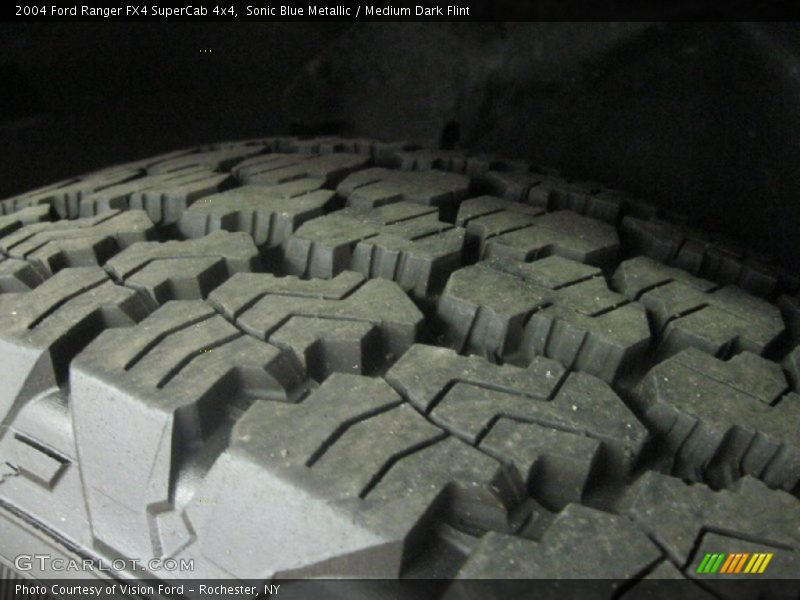 Sonic Blue Metallic / Medium Dark Flint 2004 Ford Ranger FX4 SuperCab 4x4