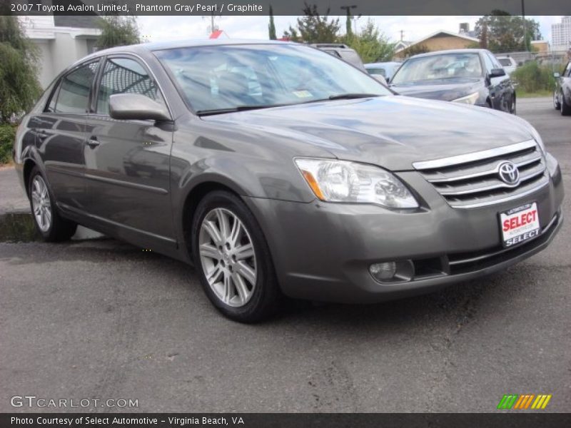 Phantom Gray Pearl / Graphite 2007 Toyota Avalon Limited