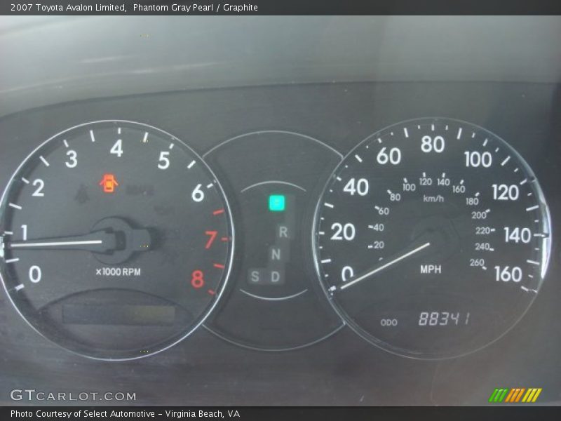 Phantom Gray Pearl / Graphite 2007 Toyota Avalon Limited