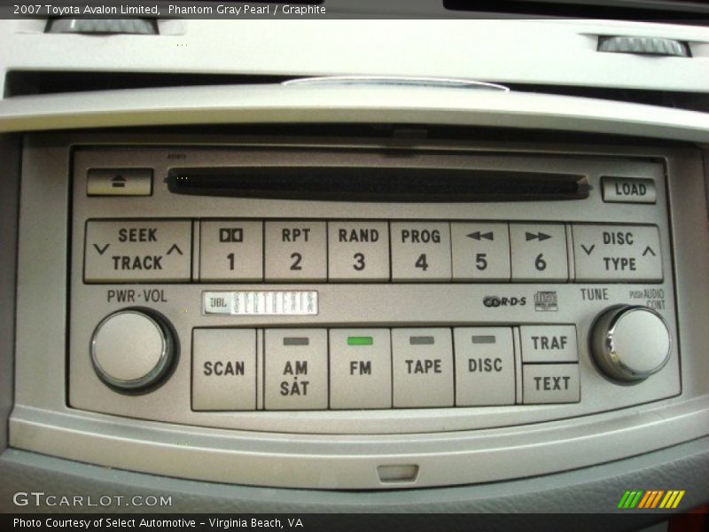 Phantom Gray Pearl / Graphite 2007 Toyota Avalon Limited