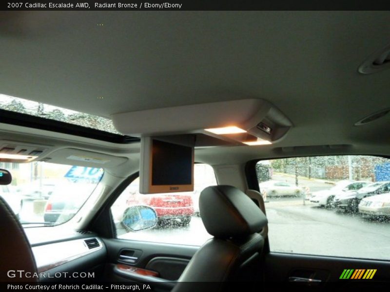Radiant Bronze / Ebony/Ebony 2007 Cadillac Escalade AWD