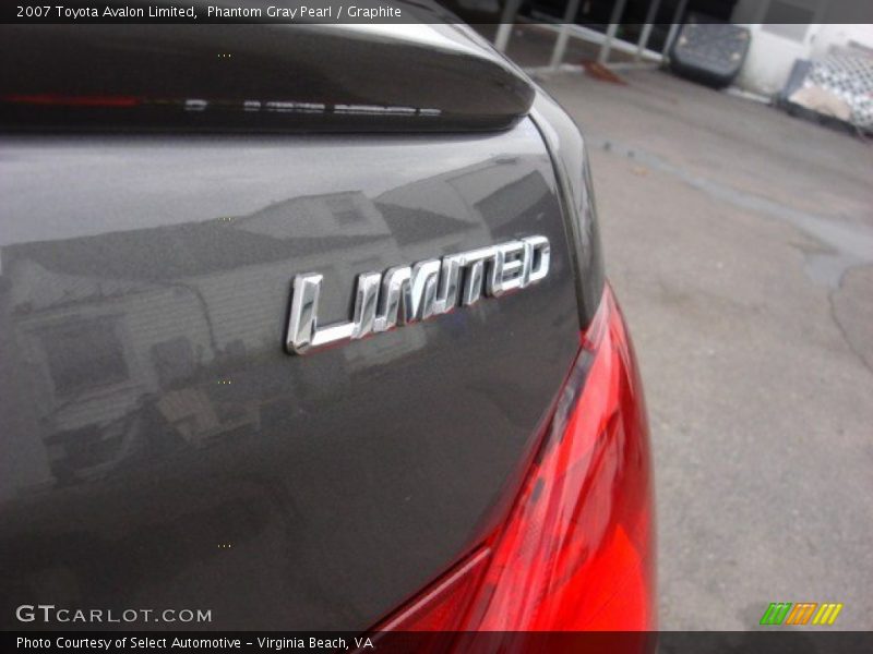 Phantom Gray Pearl / Graphite 2007 Toyota Avalon Limited