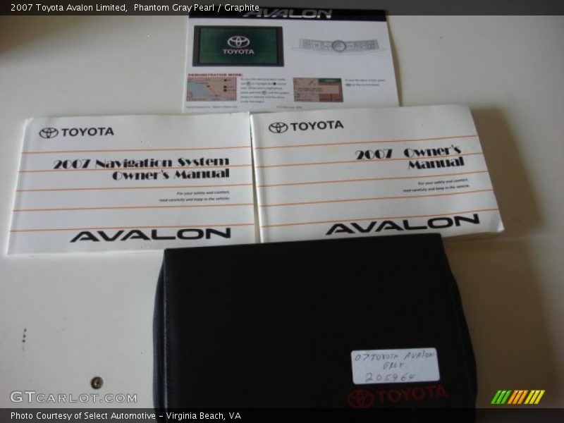 Phantom Gray Pearl / Graphite 2007 Toyota Avalon Limited