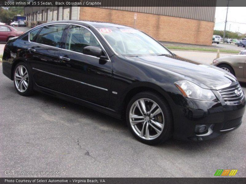 Black Obsidian / Graphite 2008 Infiniti M 35 S Sedan