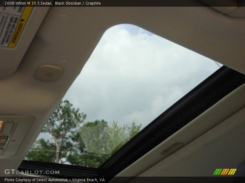 Sunroof of 2008 M 35 S Sedan