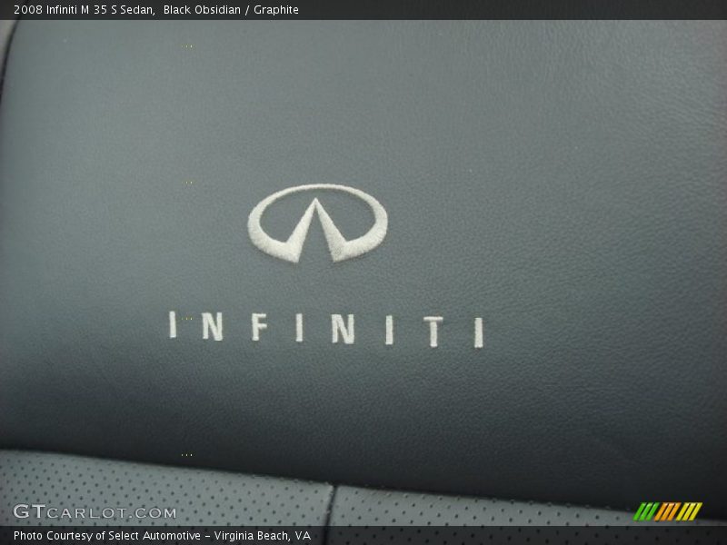 Black Obsidian / Graphite 2008 Infiniti M 35 S Sedan
