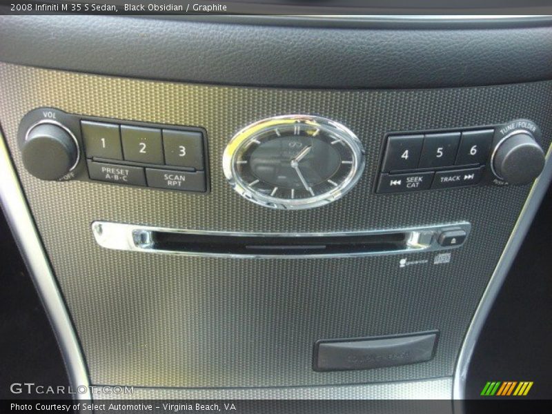 Controls of 2008 M 35 S Sedan