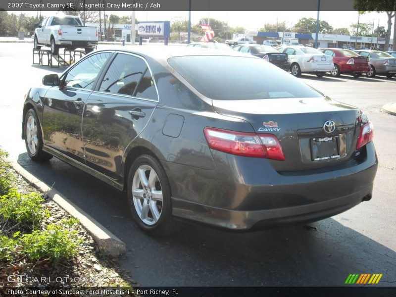 Magnetic Gray Metallic / Ash 2007 Toyota Camry SE