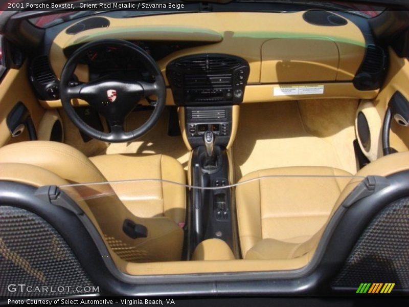 Orient Red Metallic / Savanna Beige 2001 Porsche Boxster