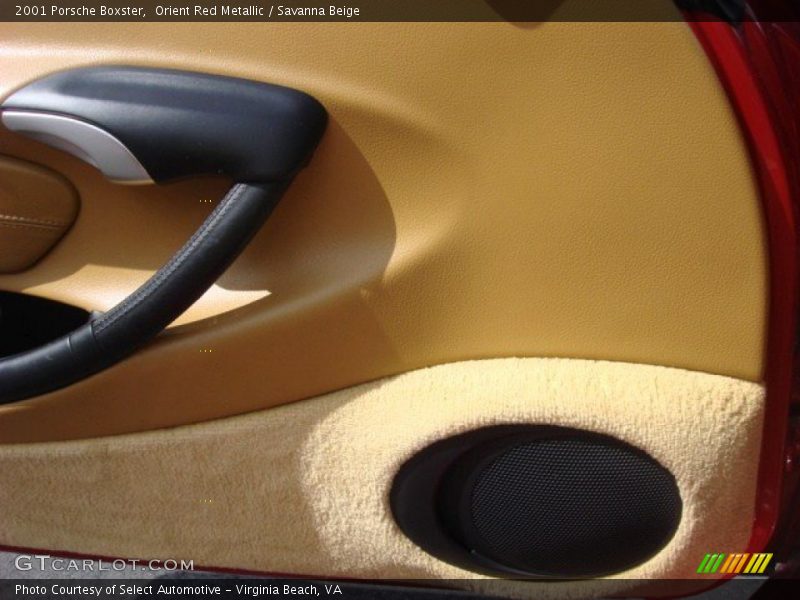 Orient Red Metallic / Savanna Beige 2001 Porsche Boxster